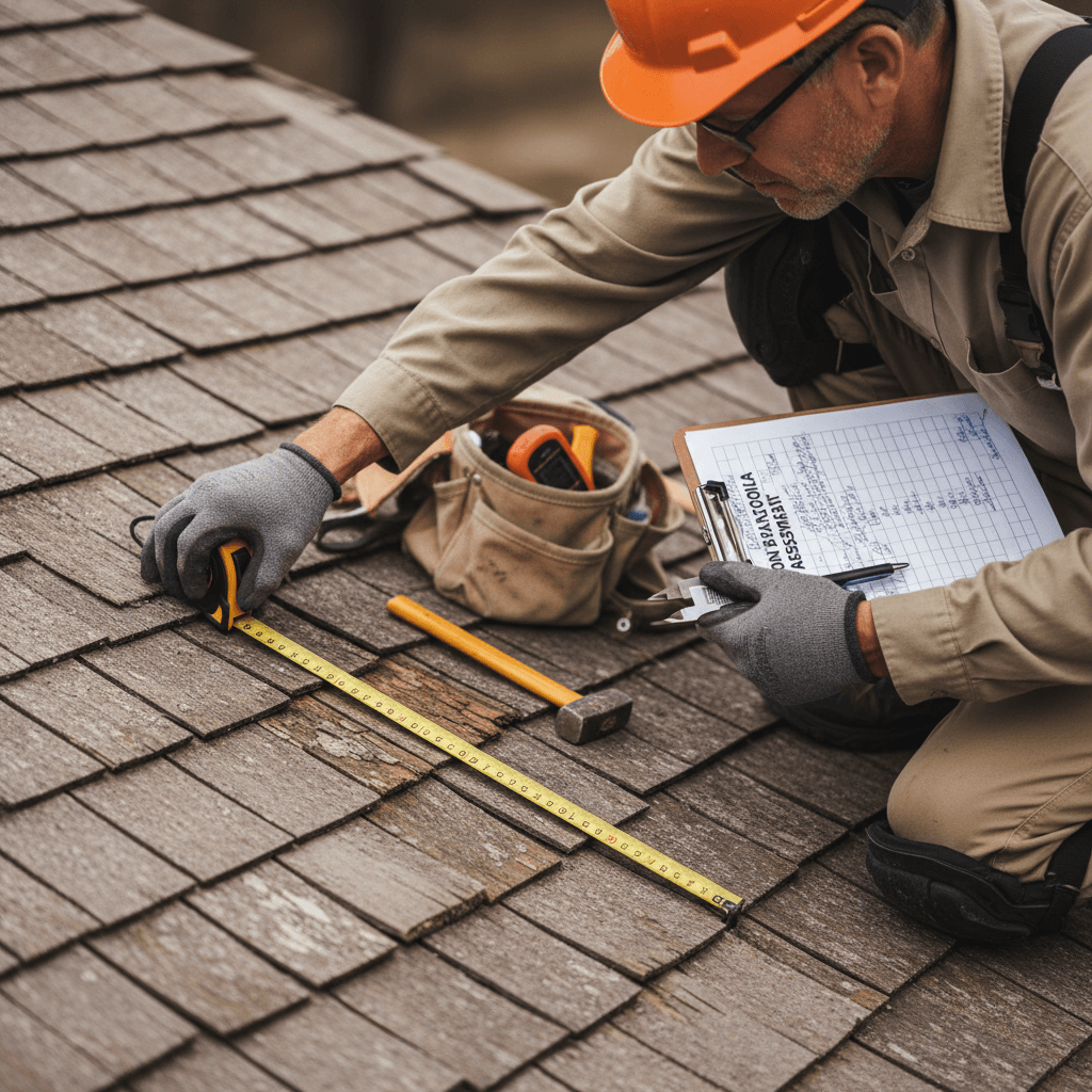 Roof inspection and damage assessment